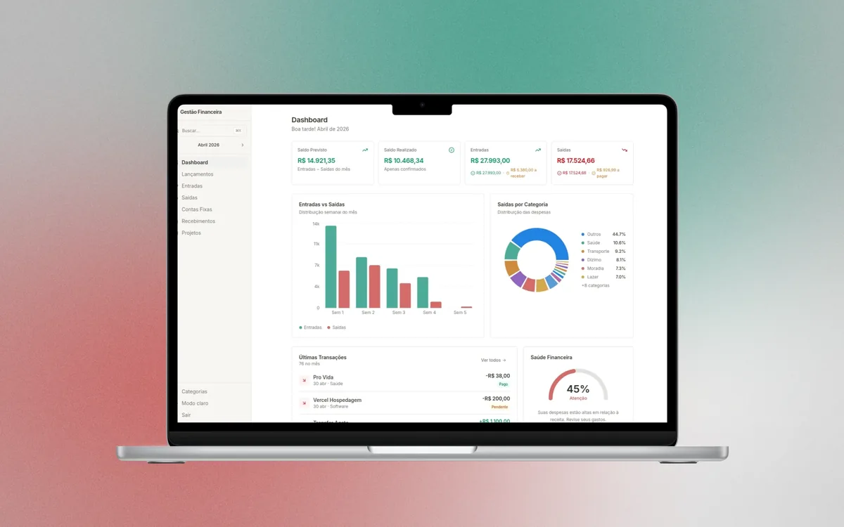 Site criado para Huios Financeiro