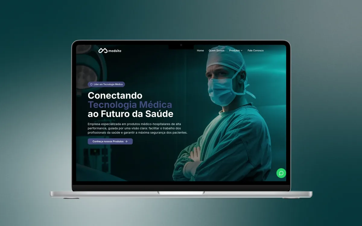 Site criado para MedSite