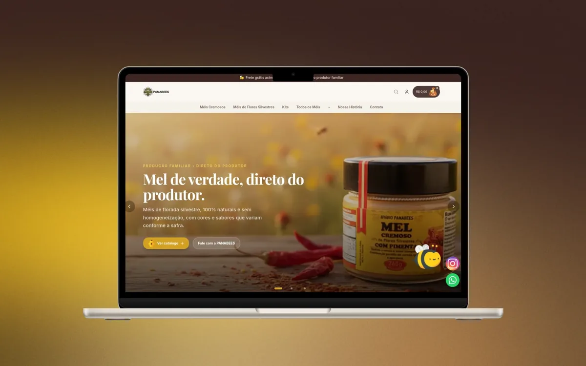 Site criado para PanaBees