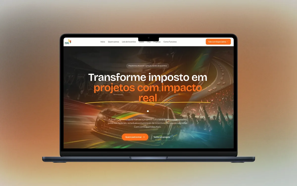 Site criado para Smart Capta